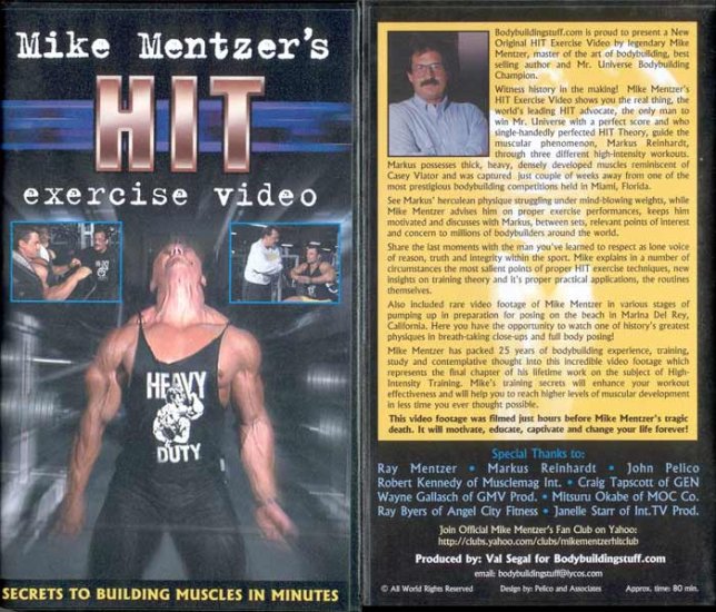 (image for) Mike Mentzer HIT DVD