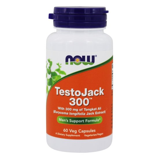 (image for) Testojack 300 (Tongkat Ali) 60 Veggie Caps by Now Foods - Click Image to Close