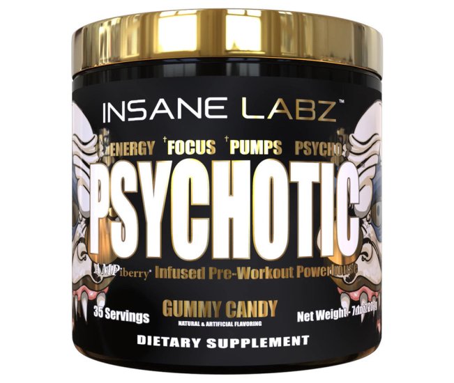 (image for) PSYCHOTIC GOLD Preworkout by Insane Labz