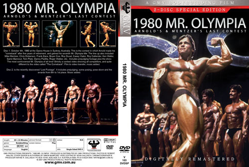 (image for) 1980 Mr Olympia 2-DVD Set - Contest Footage!